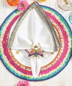 Kim Seybert Chakra Placemat In Multi, Set Of 2 Placemats