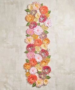 Kim Seybert Dahlia Runner In Multi