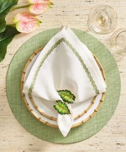 Kim Seybert Portofino Placemat In Green, Set Of 4 Placemats