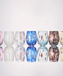 Kim Seybert Glassware Gala Tumbler In Champagne, Set Of 4