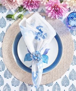 Kim Seybert Glam Grass Placemat In Natural & Silver, Set Of 4