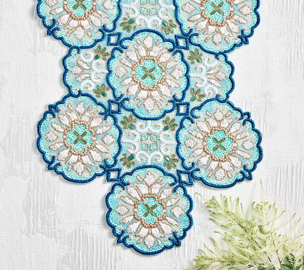 Kim Seybert Lisbon Runner In Multi Table Runners