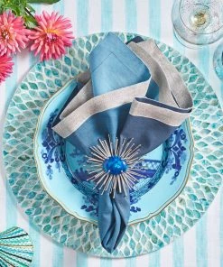 Kim Seybert Placemats Marquis Placemat Seafoam, Set Of 4