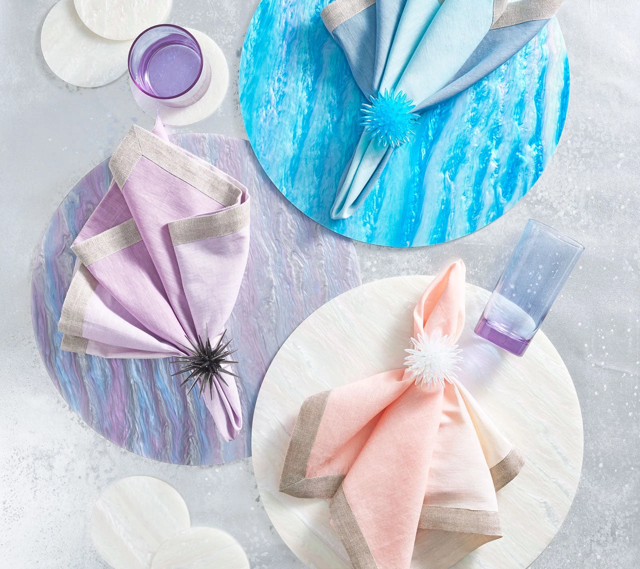 Kim Seybert Placemats Mirage Placemat In Lilac, Set Of 4