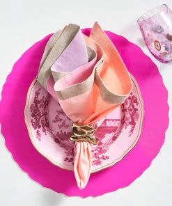 Kim Seybert Placemats Pop Placemat In Fuchsia, Set Of 4