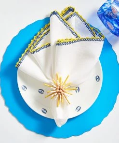 Kim Seybert Pop Placemat In Blue, Set Of 4 Placemats