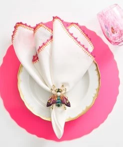 Kim Seybert Placemats Pop Placemat In Hot Pink, Set Of 4