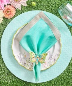 Kim Seybert Portofino Placemat In Seafoam, Set Of 4 Placemats