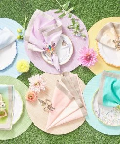 Kim Seybert Portofino Placemat In Periwinkle, Set Of 4 Placemats