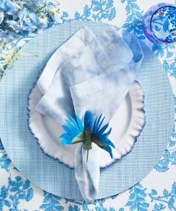 Kim Seybert Portofino Placemat In Periwinkle, Set Of 4 Placemats