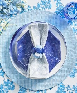Kim Seybert Portofino Placemat In Periwinkle, Set Of 4 Placemats