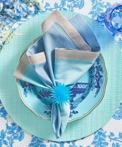 Kim Seybert Portofino Placemat In Seafoam, Set Of 4 Placemats