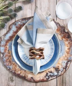 Kim Seybert Placemats Strata Placemat In Beige & Taupe & Gray, Set Of 4