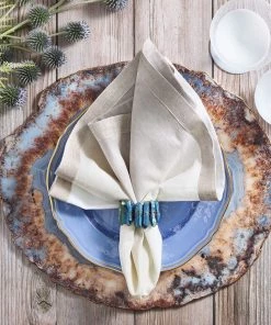 Kim Seybert Placemats Strata Placemat In Beige & Taupe & Gray, Set Of 4