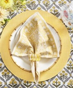 Kim Seybert Provence Napkin In Yellow, Set Of 4 Napkins