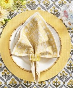 Kim Seybert Placemats Portofino Placemat In Yellow, Set Of 4
