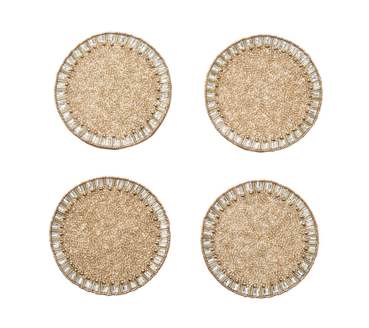 Kim Seybert Bevel Drink Coasters, Set Of 4 In A Gift Box