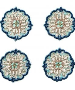 Kim Seybert Lisbon Drink Coasters, Set Of 4 In A Gift Box