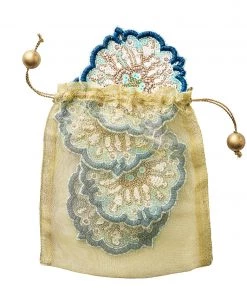 Kim Seybert Lisbon Drink Coasters, Set Of 4 In A Gift Box