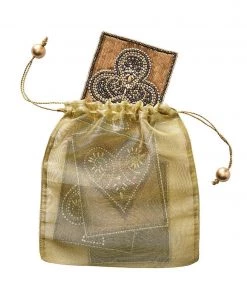 Kim Seybert Poker Drink Coasters In Multi, Set Of 4 In A Gift Bag