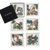 Kim Seybert Mali Cocktail Napkins In White & Multi, Set Of 6 In A Gift Box