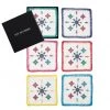Kim Seybert Fez Cocktail Napkins In Multi, Set Of 6 In A Gift Box