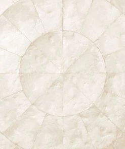 Kim Seybert Round Capiz Placemat In Natural, Set Of 4 Placemats