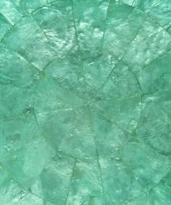 Kim Seybert Round Capiz Placemat In Ocean, Set Of 4