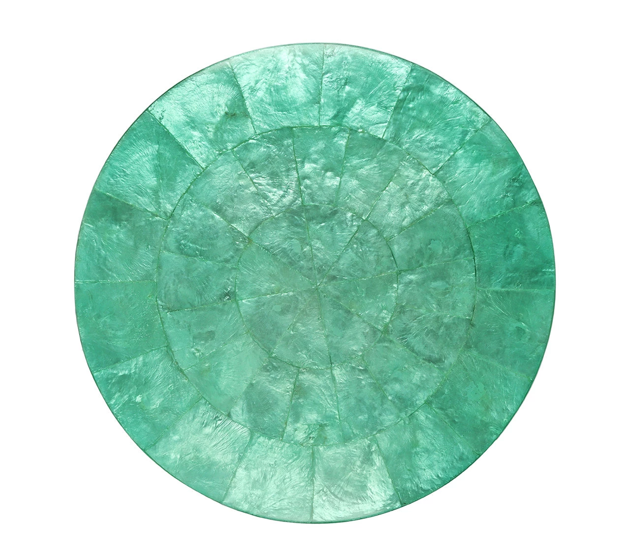 Kim Seybert Round Capiz Placemat In Ocean, Set Of 4