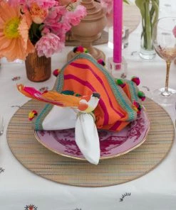 Kim Seybert Oriente Italiano Salad Plate, Porpora, Set Of 2