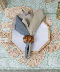 Kim Seybert Placemats Palm Leaf Placemat In Natural, Set Of 4