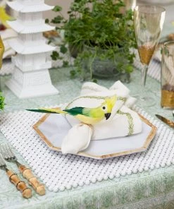 Kim Seybert Provence Tablecloth In Mint Tablecloths