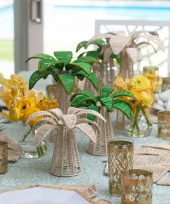 Kim Seybert Palm Tree In Green, Medium Decor