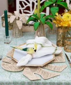 Kim Seybert Palm Tree In Natural, Small Home Decor