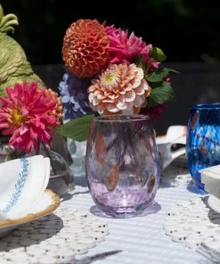 Kim Seybert Gala Tumbler In Lilac, Set Of 4