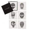 Kim Seybert Catrina Cocktail Napkins In White & Multi, Set Of 6 In A Gift Box