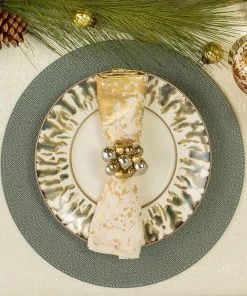 Kim Seybert Shagreen Placemat In Sage, Set Of 4 Placemats