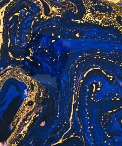 Kim Seybert Placemats Cosmos Placemat In Midnight & Gold, Set Of 4