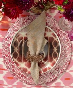 Kim Seybert Spray Napkin Ring In Multi, Set Of 4