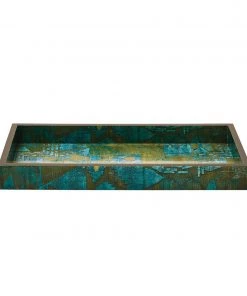 Kim Seybert Mirage Tray 14.5" X 7.5" Home Decor