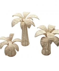 Kim Seybert Palm Tree In Natural, Small Home Decor