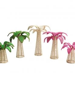 Kim Seybert Home Decor Palm Tree In Pink, Medium