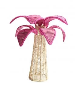 Kim Seybert Home Decor Palm Tree In Pink, Medium