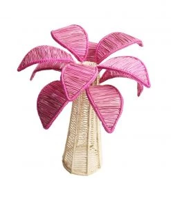 Kim Seybert Home Decor Palm Tree In Pink, Medium