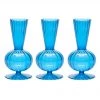 Kim Seybert, Inc. Decor Tess Bud Vase In Blue, Set Of 3 In A Box