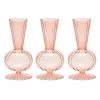 Kim Seybert Tess Bud Vase In Blush, Set Of 3 In A Box Home Decor