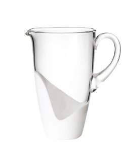 Kim Seybert Vague Pitcher In White