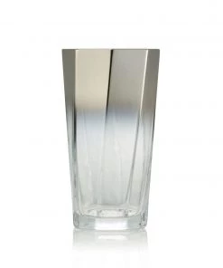 Kim Seybert Helix Tumbler In Silver, Set Of 4 Glassware