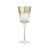 Kim Seybert Helix Goblet In Gold, Set Of 4 Glassware