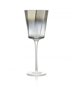 Kim Seybert Helix Goblet In Silver, Set Of 4